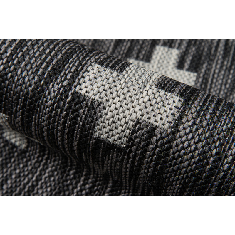 Umbria Striped Charcoal Indoor / Outdoor Area Rug & Reviews AllModern